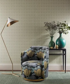 Liberty Interiors Furnishing Fabrics^Regency Tulip Wellington Velvet in Pewter Dark