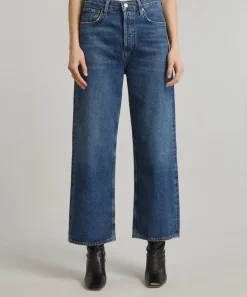 AGOLDE Jeans^Ren High-Rise Wide-Leg Jeans in Contro