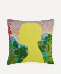 Jonathan Adler Cushions^Renaissance Landscape Beaded Cushion