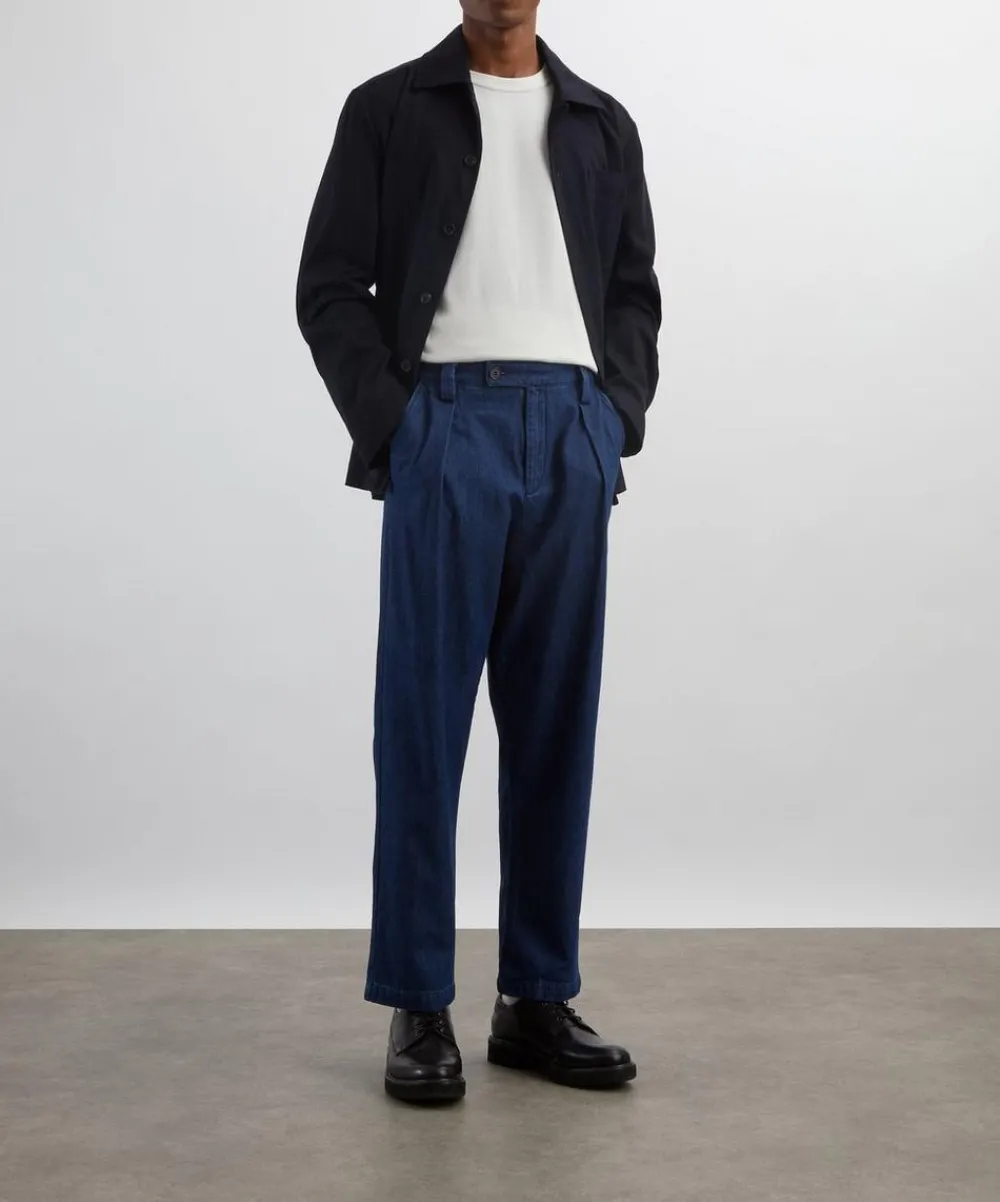 A.P.C. Trousers^Renato Wide-Leg Tapered Jeans