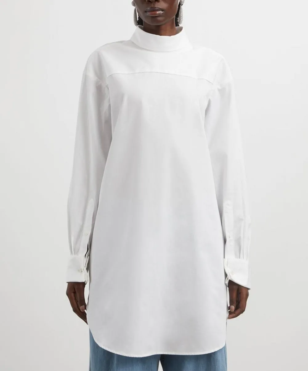 Dries Van Noten Tops^Reverse Cotton Poplin Shirt