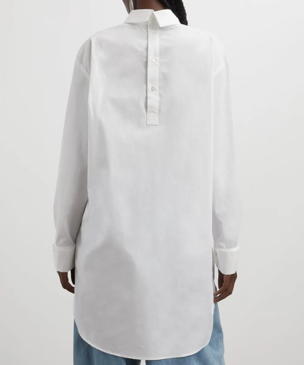 Dries Van Noten Tops^Reverse Cotton Poplin Shirt