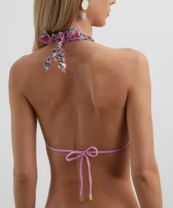 Heidi Klein Swimwear^Reversible Ruffle Triangle Top in Liberty Fabrics’ Kings Road
