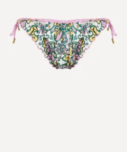 Heidi Klein Swimwear^Reversible Ruffle Triangle Bottoms in Liberty Fabrics’ Kings Road
