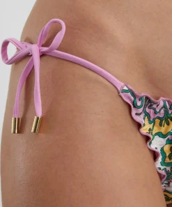 Heidi Klein Swimwear^Reversible Ruffle Triangle Bottoms in Liberty Fabrics’ Kings Road