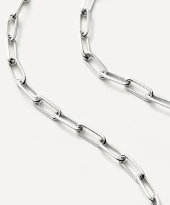 Missoma Necklaces^Rhodium-Plated Classic Mini Paperclip Chain Necklace