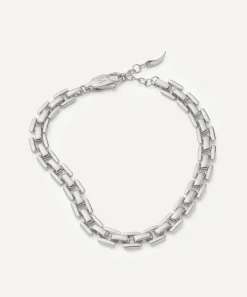 Missoma Bracelets^Rhodium-Plated Timepiece Link Chain Bracelet