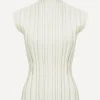 Pleats Please Issey Miyake Tops^Rib-Knit Top