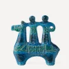 Bitossi Ornaments^Rimini Blu Ceramic Cavallerizzo Figure