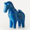 Bitossi Ornaments^Rimini Blu Ceramic Horse Figure