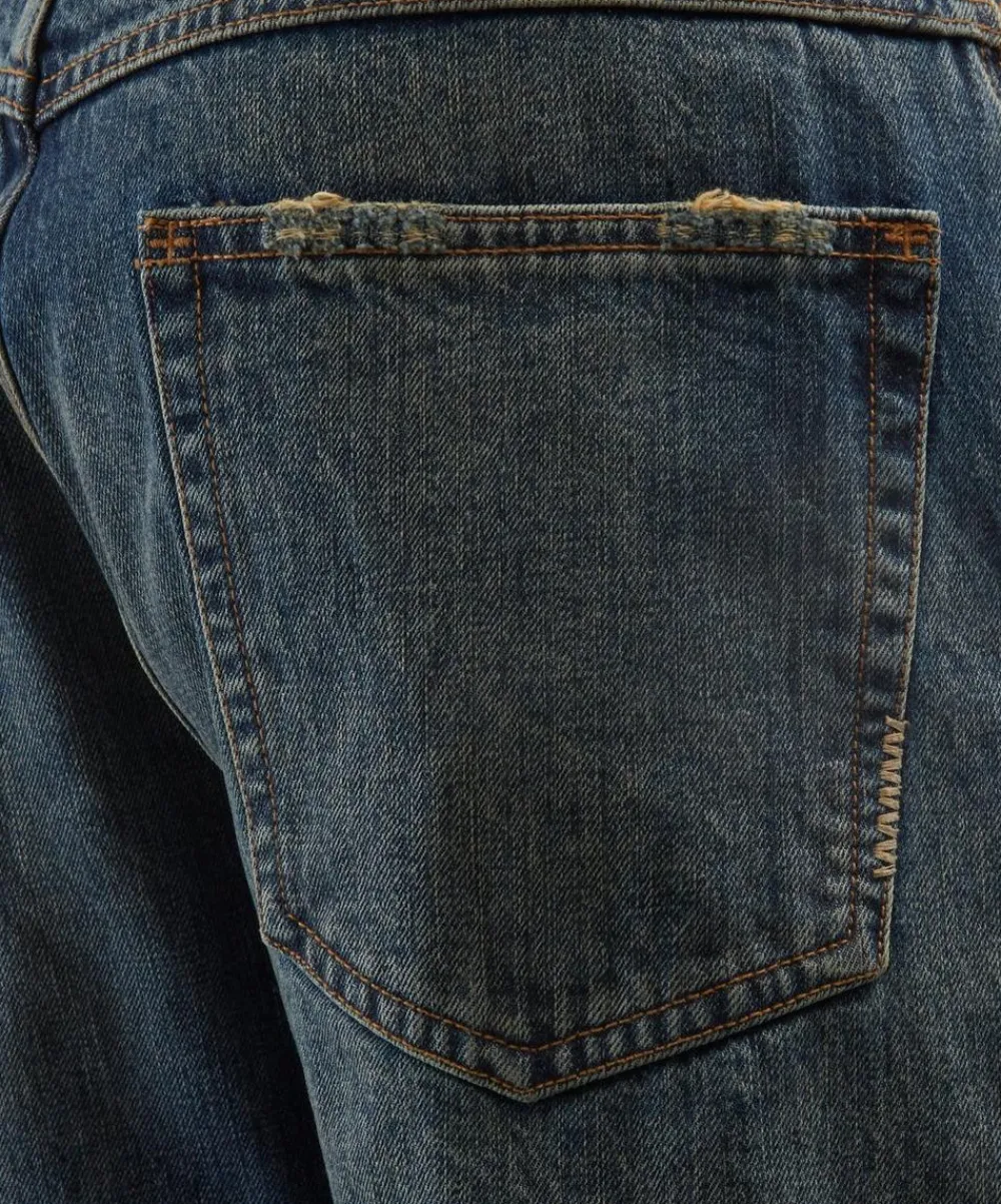 Neuw Jeans^River Baggy Straight-Leg Jeans in Delphi Selvedge