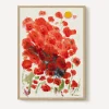 PSTR Studio Wall Art^Robert Möllard Field of Roses Vase Framed Print