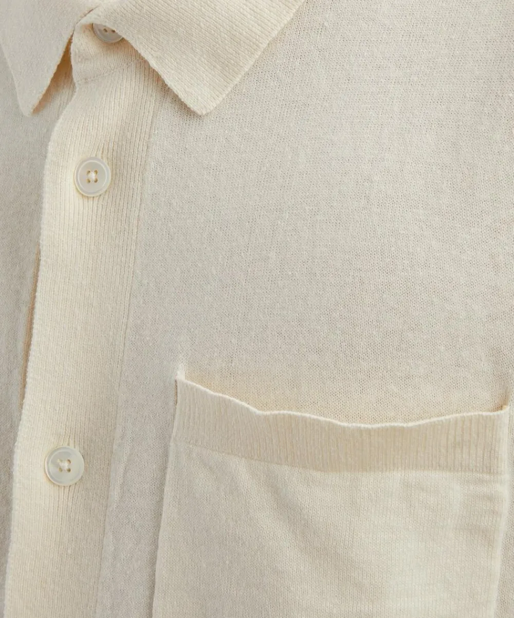 Norse Projects Shirts^Rollo Cotton-Linen Short-Sleeve Shirt