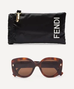 Fendi Sunglasses & Glasses^Roma Oversized Round Sunglasses