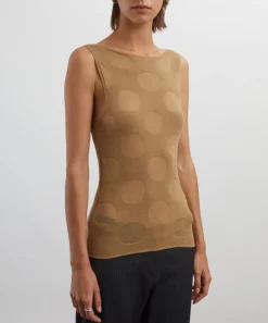 Paloma Wool Tops^Rory Cotton Jacquard Dotted Top