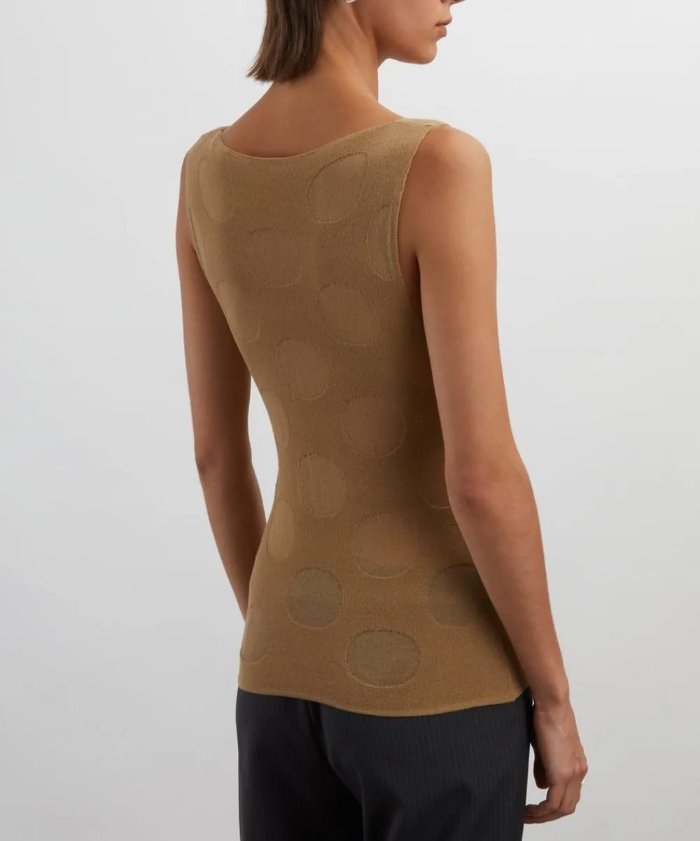 Paloma Wool Tops^Rory Cotton Jacquard Dotted Top