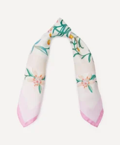 Liberty Scarves^Rose Branch 45x45 Silk Scarf