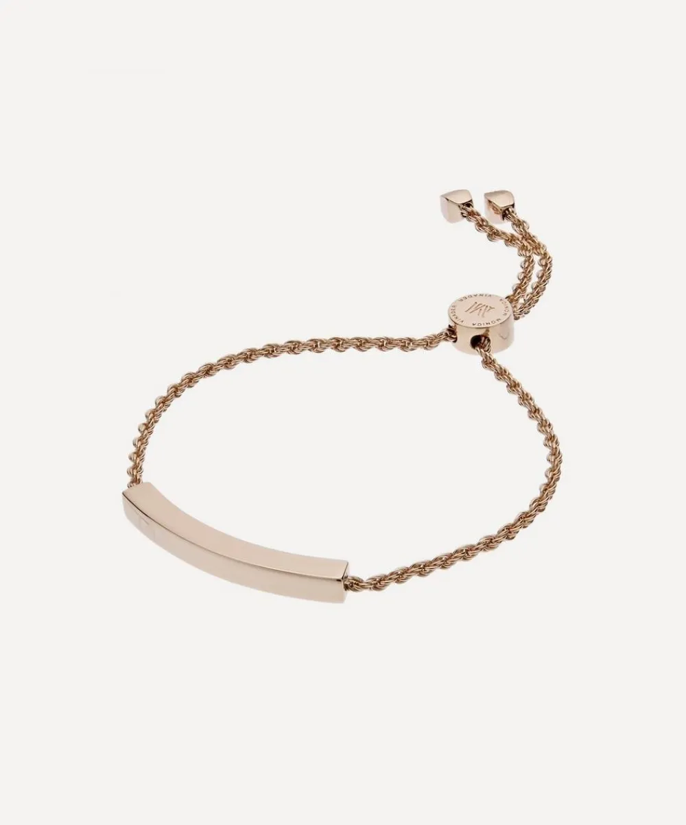 Monica Vinader Bracelets^Rose Gold Plated Vermeil Silver Linear Chain Bracelet