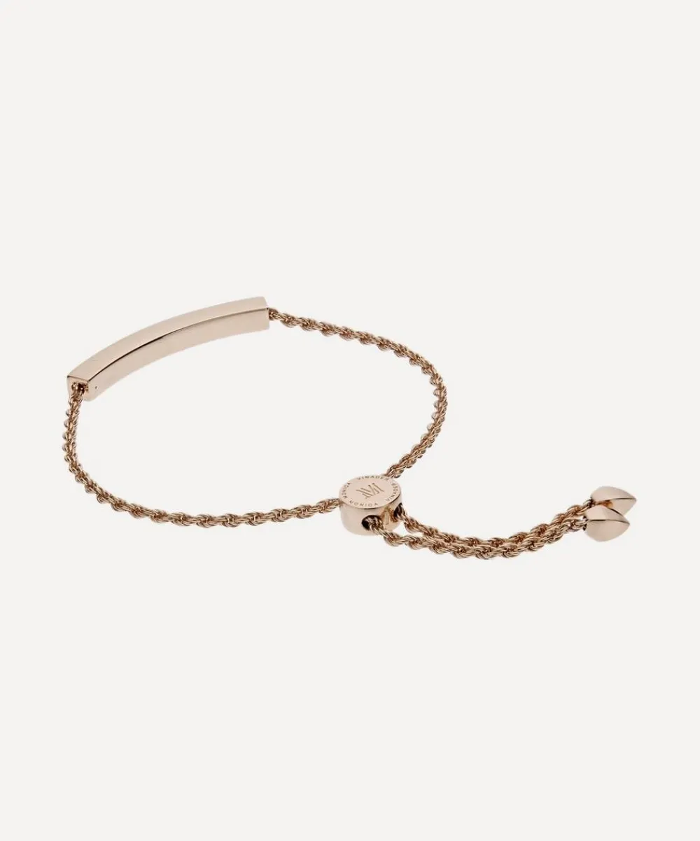 Monica Vinader Bracelets^Rose Gold Plated Vermeil Silver Linear Chain Bracelet
