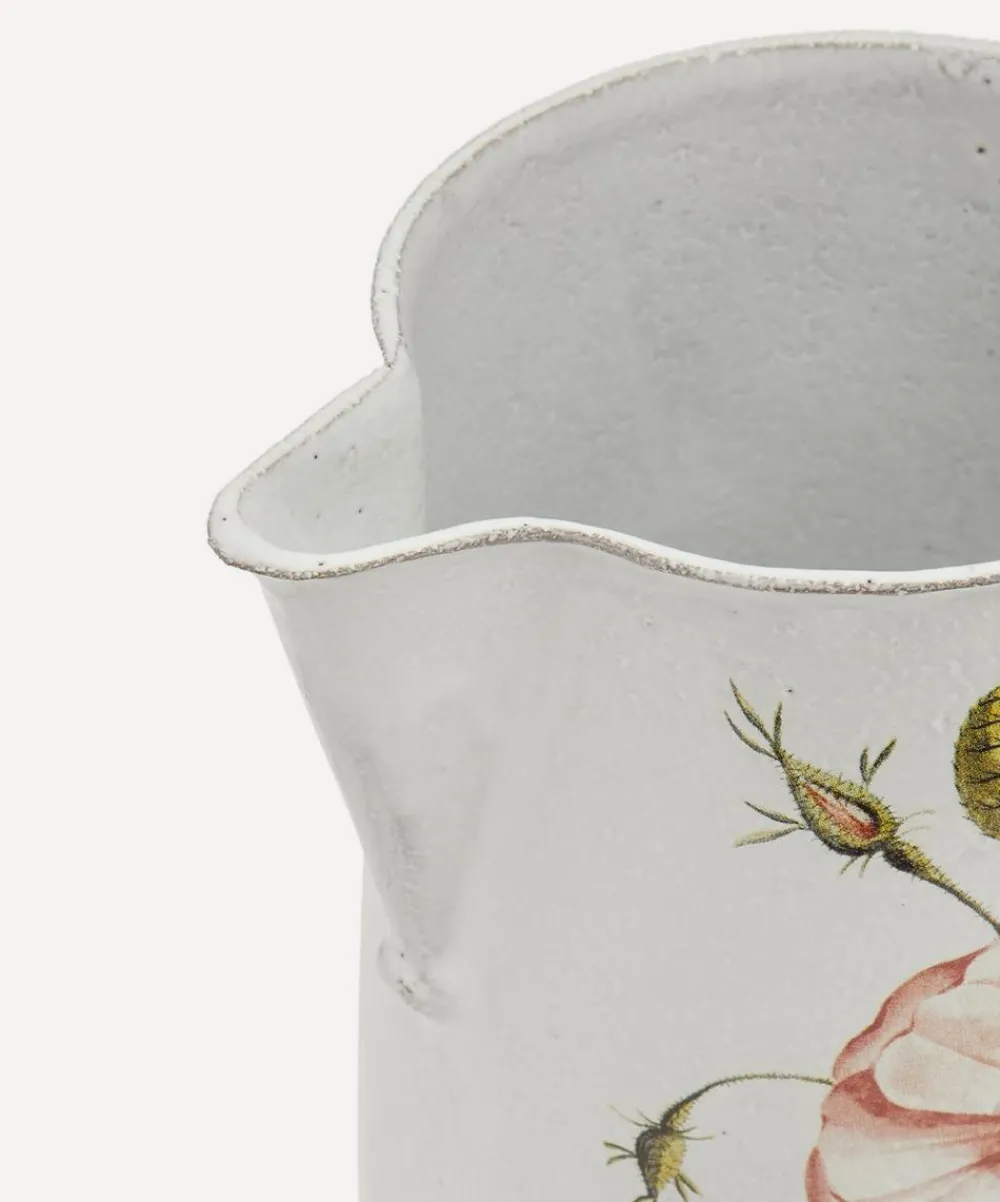 Astier de Villatte Glass & Drinksware^Rose Pitcher