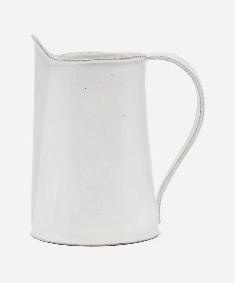 Astier de Villatte Glass & Drinksware^Rose Small Pitcher