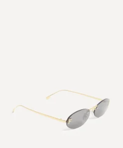 Fendi Sunglasses & Glasses^Round Metal Sunglasses
