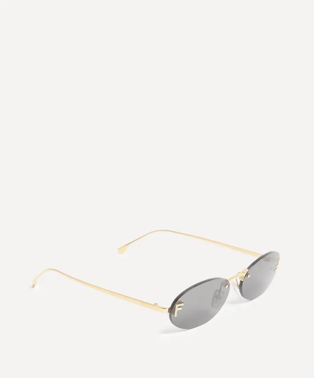 Fendi Sunglasses & Glasses^Round Metal Sunglasses