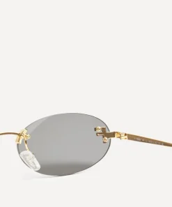 Fendi Sunglasses & Glasses^Round Metal Sunglasses