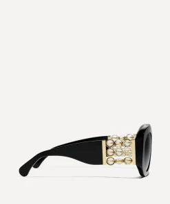 CHANEL Sunglasses & Glasses^Round Sunglasses