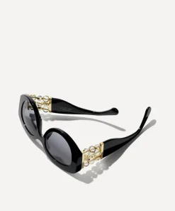 CHANEL Sunglasses & Glasses^Round Sunglasses