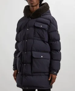 Moncler Coats & Jackets^Rowan Teddy-Trimmed Hooded Long Down Jacket