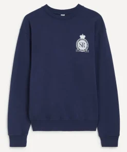 Sporty & Rich Knitwear^Royal Club Crew-Neck Sweatshirt