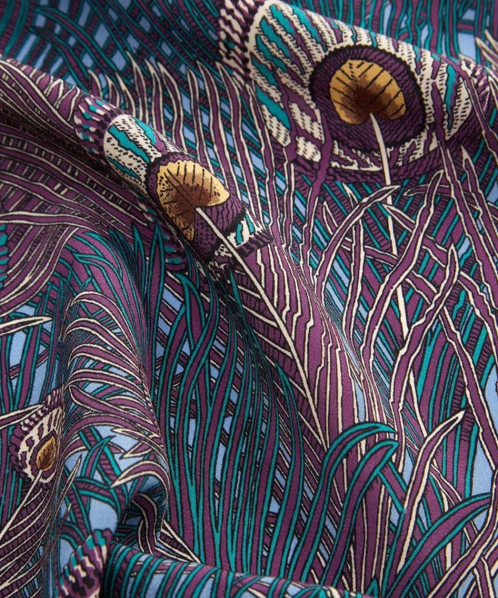 Liberty Fabrics Classic Silks|Crepe De Chine^Royal Hera Crepe de Chine