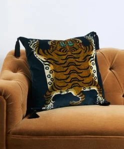 House of Hackney Cushions^Saber Large Velvet Midnight Cushion