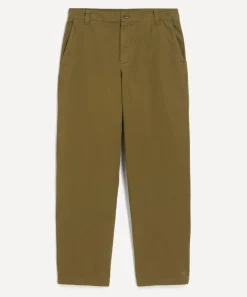 A.P.C. Trousers^Sage Green Lawrence Cotton Chinos