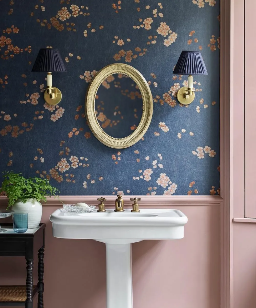 Liberty Interiors Wallpaper^Sakura in Ink