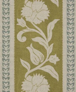 Liberty Interiors Furnishing Fabrics^Sambourne Stripe in Kelp
