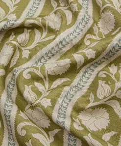 Liberty Interiors Furnishing Fabrics^Sambourne Stripe in Kelp