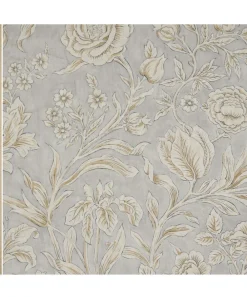 Liberty Interiors Furnishing Fabrics^Sambourne Vine Wycombe Linen in Pewter