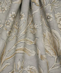 Liberty Interiors Furnishing Fabrics^Sambourne Vine Wycombe Linen in Pewter