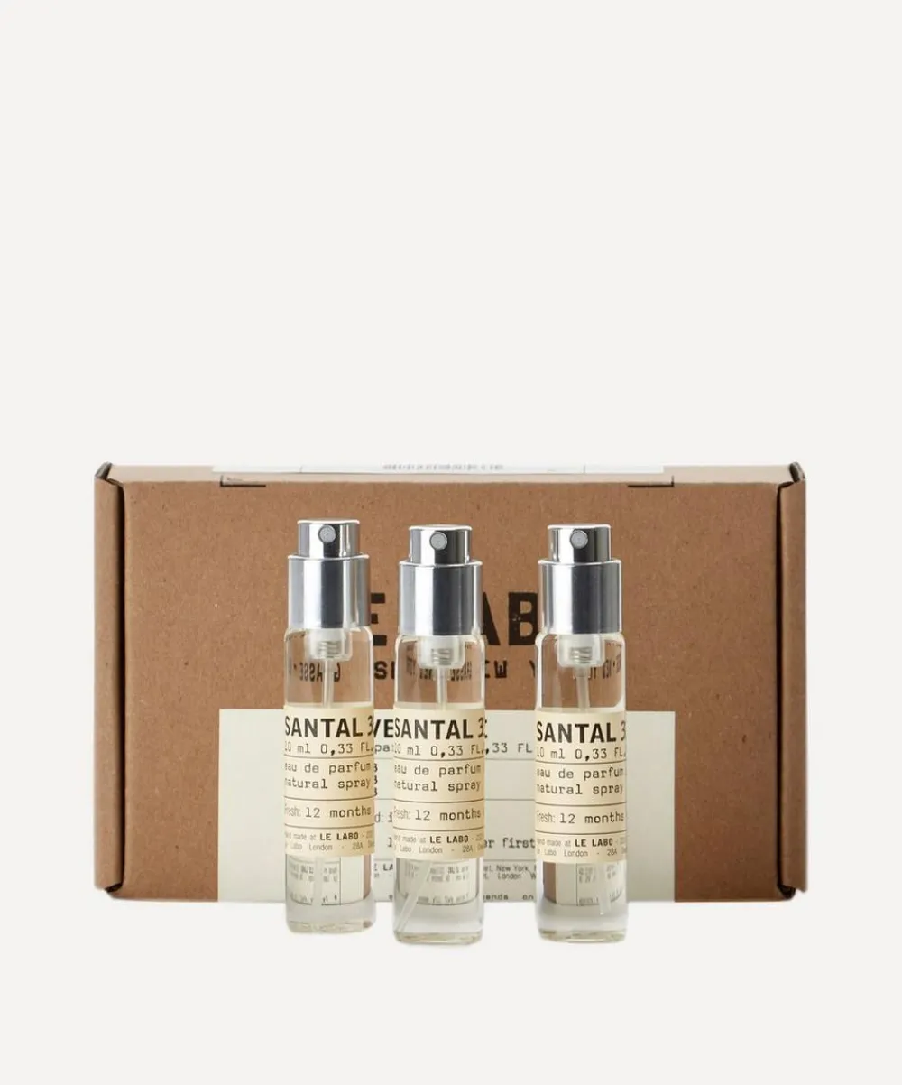 Le Labo Womens Perfume^Santal 33 Eau de Parfum Travel Tube Refills 3 x 10ml