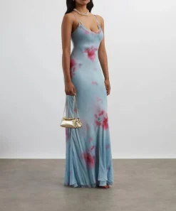 Rat & Boa Dresses^Sascha Blue Double-Layered Maxi Dress