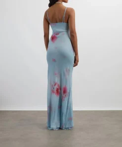Rat & Boa Dresses^Sascha Blue Double-Layered Maxi Dress