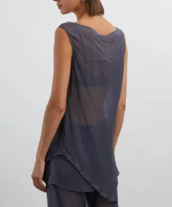 Paloma Wool Tops^Sato Asymmetric Silk Top