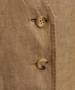 Max Mara Coats & Jackets^Sauro Linen Batavia Waistcoat