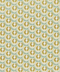 Liberty Interiors Furnishing Fabrics^Scallop Spot Cotton in Fennel
