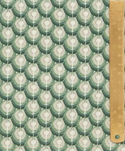 Liberty Interiors Furnishing Fabrics^Scallop Spot Cotton in Jade