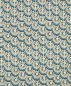 Liberty Interiors Furnishing Fabrics^Scallop Spot Cotton in Lapis