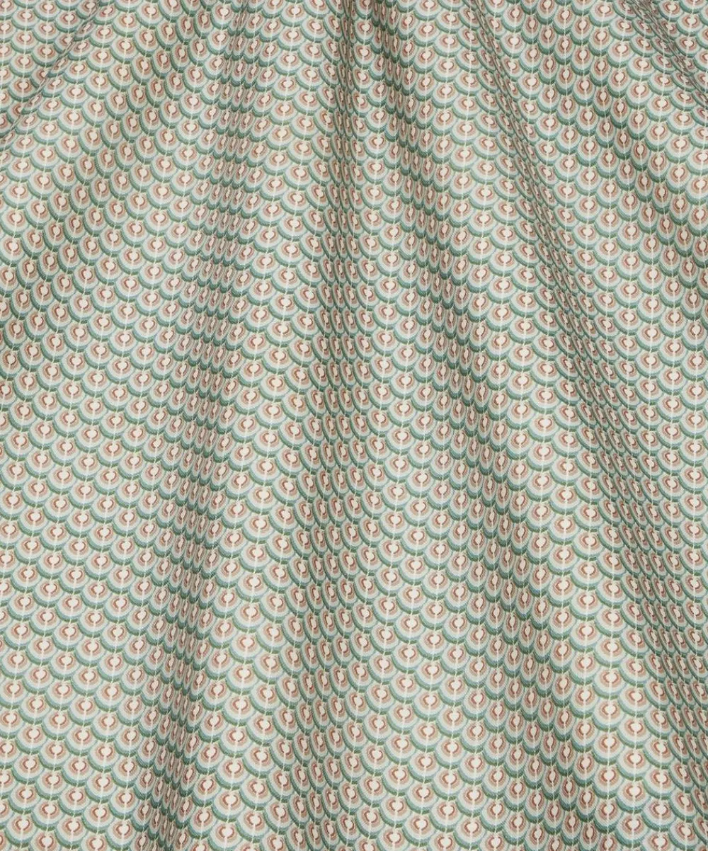 Liberty Interiors Furnishing Fabrics|Furnishing Fabrics^Scallop Spot Cotton in Robins Egg
