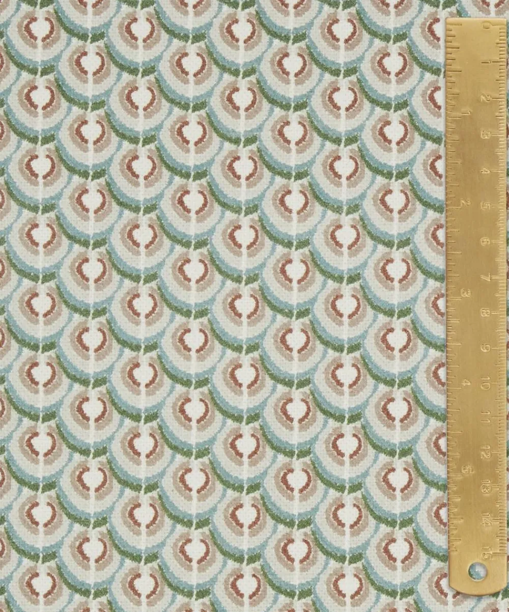 Liberty Interiors Furnishing Fabrics|Furnishing Fabrics^Scallop Spot Cotton in Robins Egg
